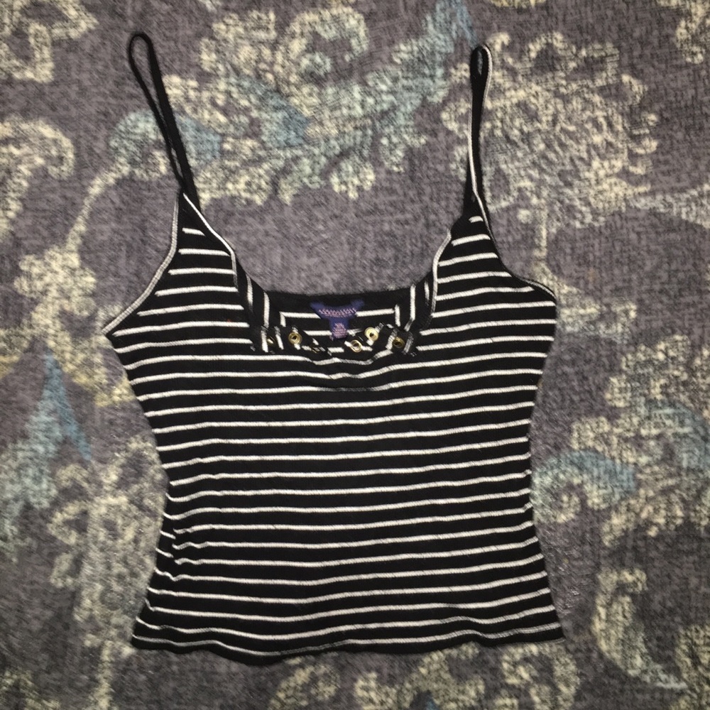 Black and white tee shirt